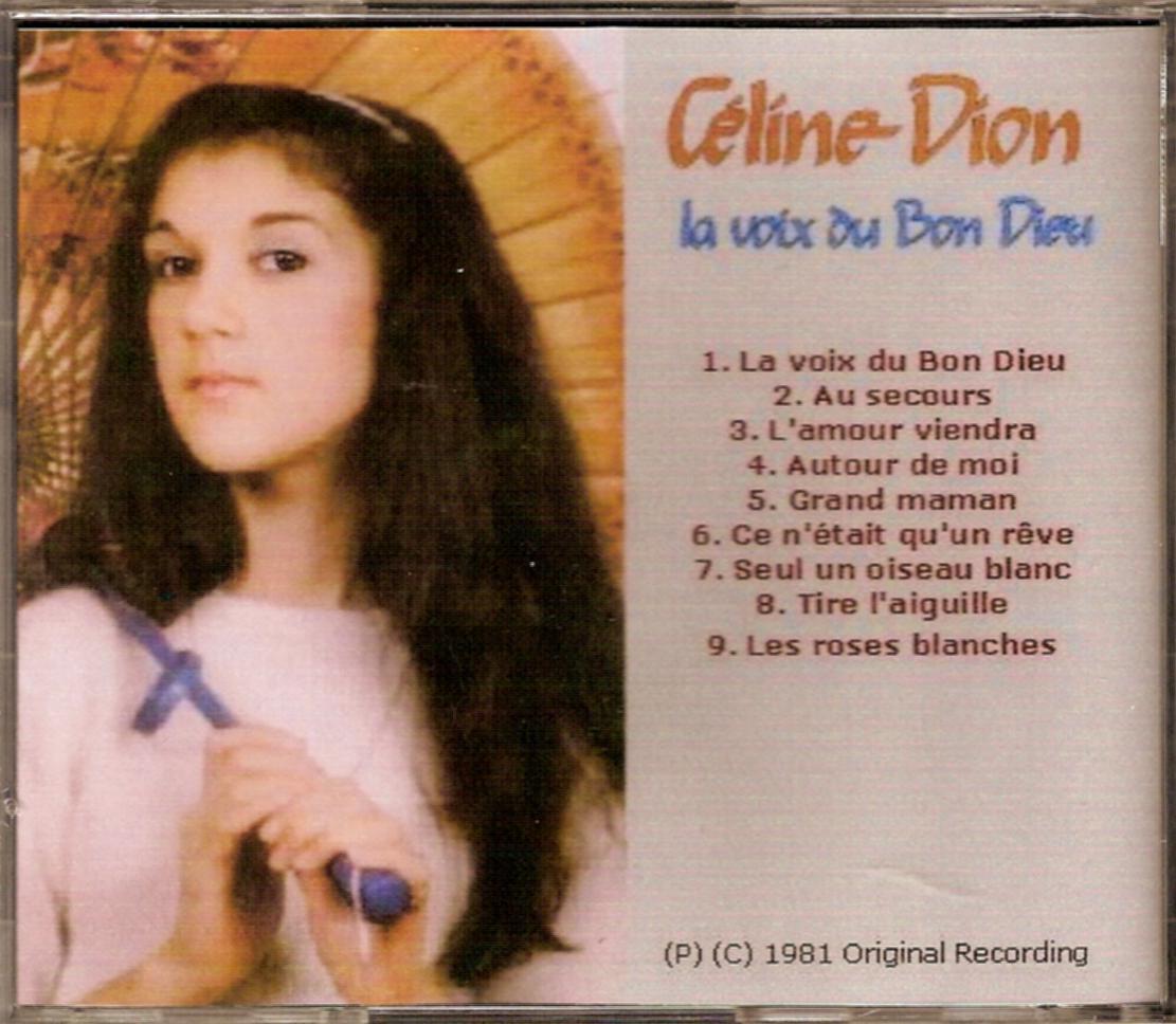 Celine Dion  La voix du bon Dieu : Back